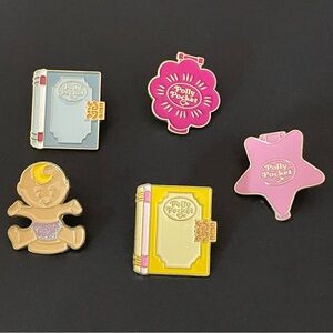 Polly Pocket Enamel Pin Set